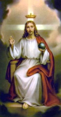 Jésus couronné Roi du ciel et de la terre