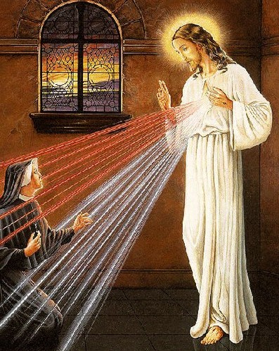 Jésus Miséricordieux et Sainte Faustine Kowalska