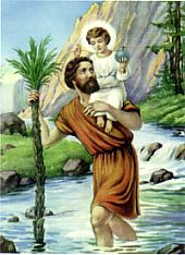 Saint Christophe et Jésus