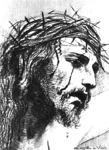 Jésus souffrant pour nous sauver