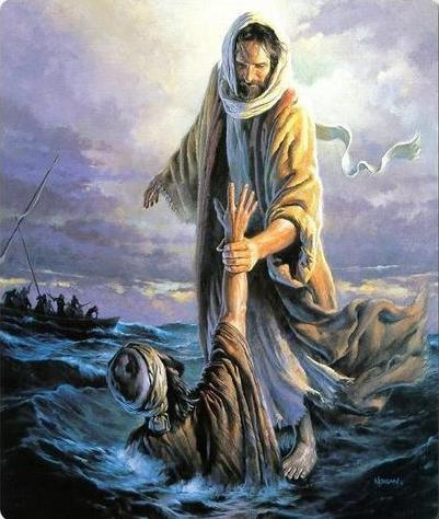 Jsus tirant Pierre des eaux