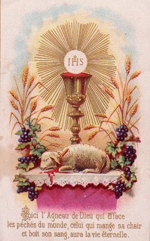 L'Agneau de Dieu  qui enlève le péché du monde
